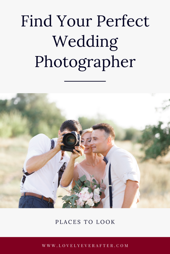 places to find your wedding photographer