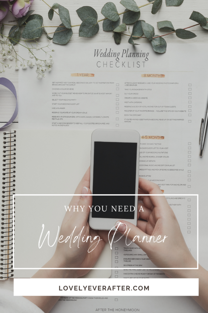 why you need a wedding planner